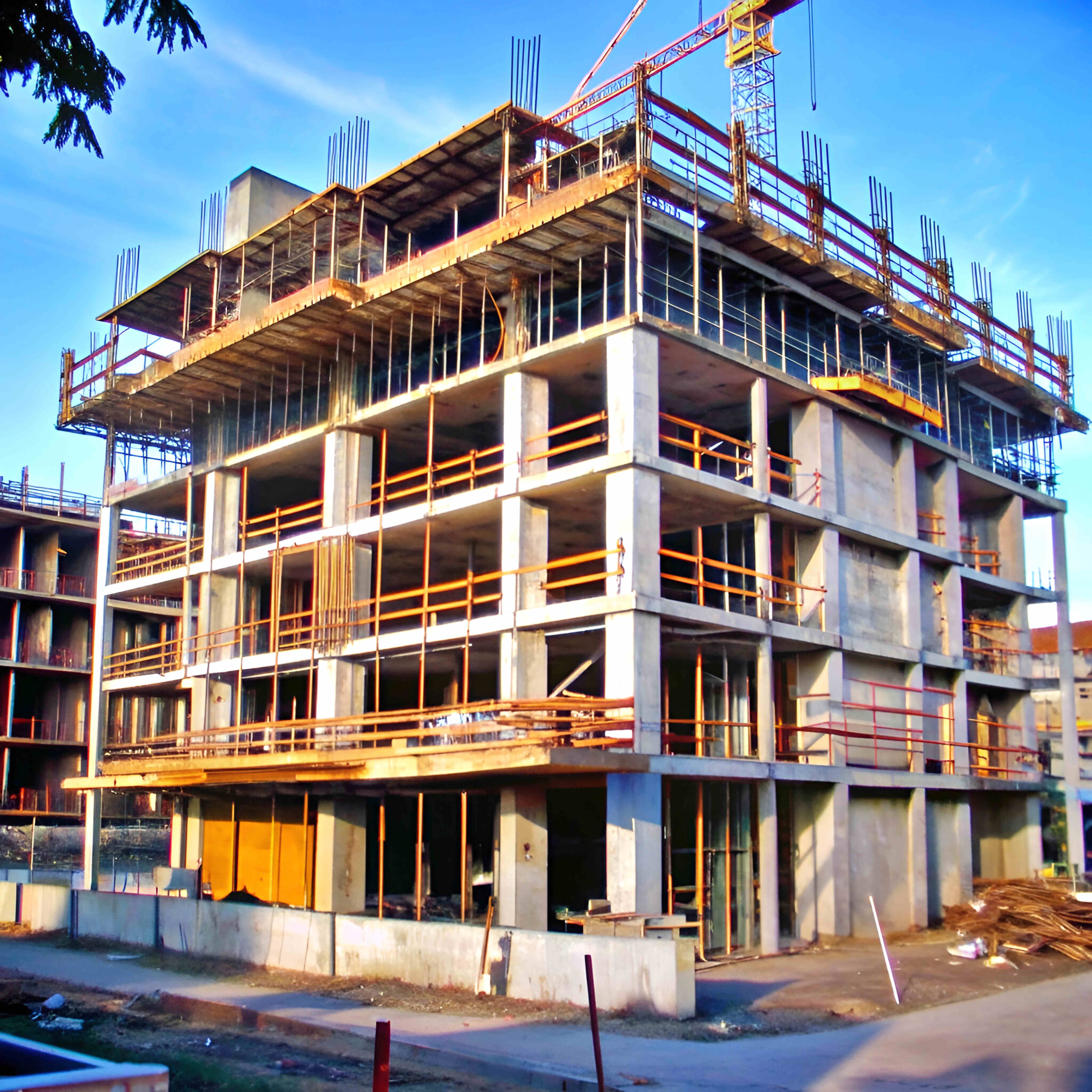 Modern residential development